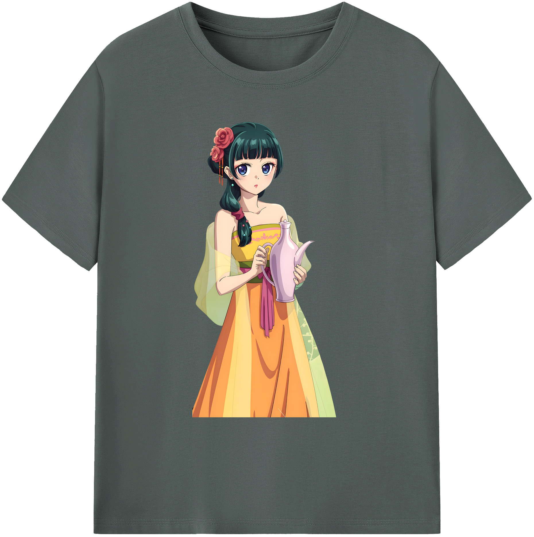 （画像用） 薬屋のひとりごと The Apothecary Diaries 綿100％ メンズ半袖Tシャツ｜肌触りやわらか＆通気性